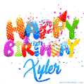 Happy Birthday Xyler - Creative Personalized GIF With Name