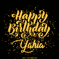 Happy Birthday Card for Yahia - Download GIF and Send for Free