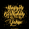 Happy Birthday Card for Yahye - Download GIF and Send for Free