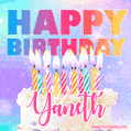 Funny Happy Birthday Yaneth GIF
