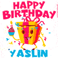 Funny Happy Birthday Yaslin GIF
