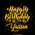 Happy Birthday Card for Yassen - Download GIF and Send for Free
