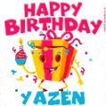 Funny Happy Birthday Yazen GIF