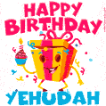 Funny Happy Birthday Yehudah GIF