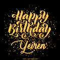 Happy Birthday Card for Yeiren - Download GIF and Send for Free
