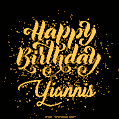 Happy Birthday Card for Yiannis - Download GIF and Send for Free