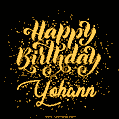 Happy Birthday Card for Yohann - Download GIF and Send for Free