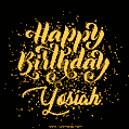 Happy Birthday Card for Yosiah - Download GIF and Send for Free