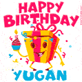 Funny Happy Birthday Yugan GIF