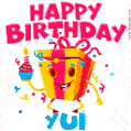 Funny Happy Birthday Yui GIF