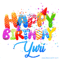 Happy Birthday Yuri - Creative Personalized GIF With Name
