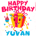 Funny Happy Birthday Yuvan GIF
