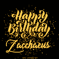 Happy Birthday Card for Zacchaeus - Download GIF and Send for Free