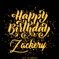 Happy Birthday Card for Zackery - Download GIF and Send for Free
