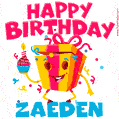 Funny Happy Birthday Zaeden GIF