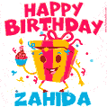 Funny Happy Birthday Zahida GIF