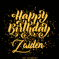 Happy Birthday Card for Zaiden - Download GIF and Send for Free