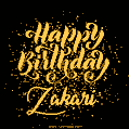 Happy Birthday Card for Zakari - Download GIF and Send for Free