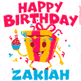 Funny Happy Birthday Zakiah GIF