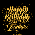 Happy Birthday Card for Zamar - Download GIF and Send for Free