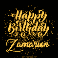 Happy Birthday Card for Zamarion - Download GIF and Send for Free