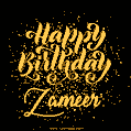 Happy Birthday Card for Zameer - Download GIF and Send for Free