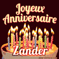 Joyeux anniversaire Zander GIF