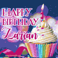 Happy Birthday Zarian - Lovely Animated GIF