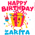 Funny Happy Birthday Zarita GIF