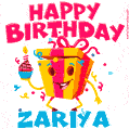 Funny Happy Birthday Zariya GIF