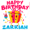 Funny Happy Birthday Zarriah GIF