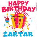 Funny Happy Birthday Zartar GIF