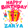 Funny Happy Birthday Zarya GIF