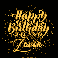 Happy Birthday Card for Zavon - Download GIF and Send for Free