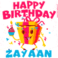 Funny Happy Birthday Zayaan GIF