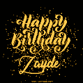 Happy Birthday Card for Zayde - Download GIF and Send for Free