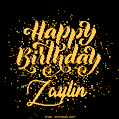 Happy Birthday Card for Zaylin - Download GIF and Send for Free