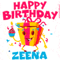 Funny Happy Birthday Zeena GIF