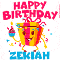Funny Happy Birthday Zekiah GIF