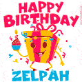 Funny Happy Birthday Zelpah GIF