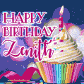 Happy Birthday Zenith - Lovely Animated GIF