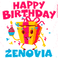 Funny Happy Birthday Zenovia GIF