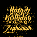 Happy Birthday Card for Zephaniah - Download GIF and Send for Free