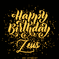 Happy Birthday Card for Zeus - Download GIF and Send for Free