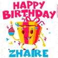 Funny Happy Birthday Zhaire GIF