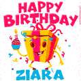 Funny Happy Birthday Ziara GIF