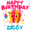 Funny Happy Birthday Ziggy GIF