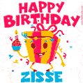 Funny Happy Birthday Zisse GIF