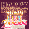 Zmroukhd - Animated Happy Birthday Cake GIF Image for WhatsApp