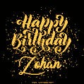 Happy Birthday Card for Zohan - Download GIF and Send for Free